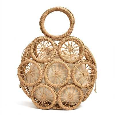 Seaside holiday bag hollow straw bag large capacity ins beach Crossbody bag 2020 summer hand weaving female Shoulder bag