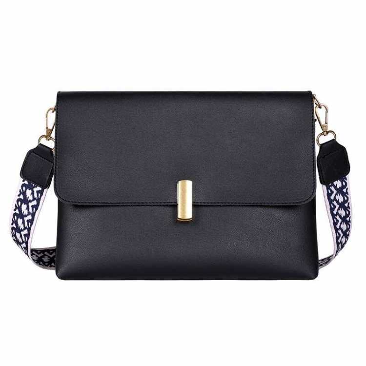 Dobra jakosc kobiet skorzana torba Crossbody torby na ramie na co dzien podrozy szkola Retro zamek torby na ramie