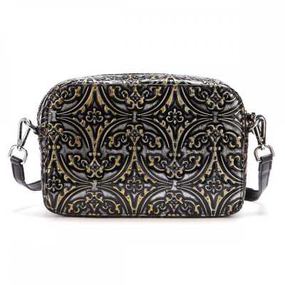 WOMEN Genuine Leather Cowhide Sling Crossbody Messenger Bag High Quality Retro Flap Pouch Luxury Embossed One Shoulder Bags