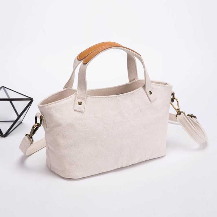 Simple Tote Bag WOMEN 's Bag Shoulder Diagonal WOMEN 's Bag Casual Canvas WOMEN 's Handbag
